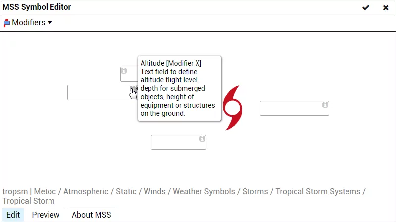 Hints in the Military Symbol Generator