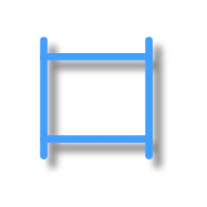 The same equipment symbol drawn without a frame